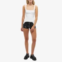 COURREGES Courrèges Vinyl Heritage Shorts -Deals Snazzy Mode Store 17 07 2023 JD 123CSH015VY0014 9999 m8 1