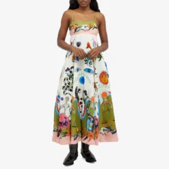 ALÉMAIS Evergreen Sundress -Deals Snazzy Mode Store 18 01 2024 JW 1817D MLT m9 1