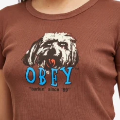 Obey Barkin’ Since ‘89 Cropped T-Shirt -Deals Snazzy Mode Store 18 01 2024 JW 263742428 SEP 9 1