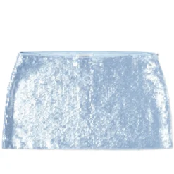 Danielle Guizio Low Rise Matte Sequin Skirt