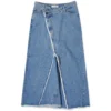 Wood Wood Venja Denim Wrap Skirt
