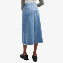 Wood Wood Venja Denim Wrap Skirt -Deals Snazzy Mode Store 19 02 2024 LB 12341900 7080 8 1