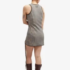 Andersson Bell Camouflage Hand-Braided Waffle Dress -Deals Snazzy Mode Store 19 02 24 SI ATB1100W SAND 7 1