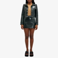 COURREGES Courrèges Reedition Vinyl Mini Skirt -Deals Snazzy Mode Store 19 03 2024 JC PERCJU001VY0014 8081 m9 1