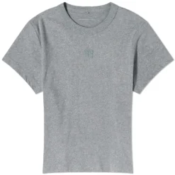Alexander Wang Glitter Essential Shrunken T-Shirt