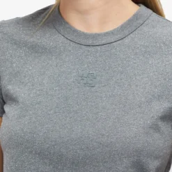 Alexander Wang Glitter Essential Shrunken T-Shirt 9 Alexander Wang Glitter Essential Shrunken T-Shirt -Deals Snazzy Mode Store 19 07 2023 JWx 4CC3231416 065 9 1