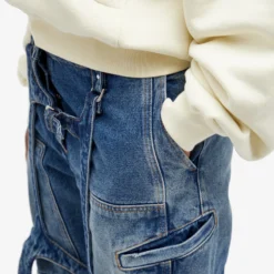 Off-White Cargo Oversized Denim Pants -Deals Snazzy Mode Store 19 02 2024 JD OWYB018C99DEN0014500 9 1