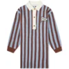 Maison Kitsune Striped Polo Dress