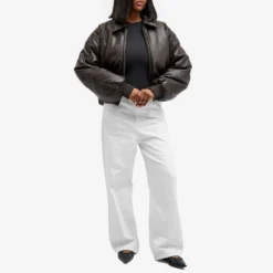 WARDROBE.NYC Low Rise Jeans -Deals Snazzy Mode Store 20 02 2024 LB W2048PC WHT m9 1