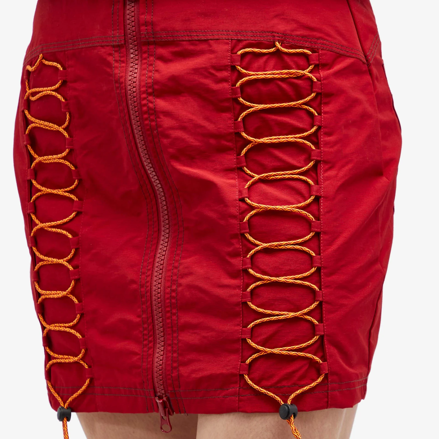 Brain Dead Triple Needle Bungee Zip Mini Skirt 5 Brain Dead Triple Needle Bungee Zip Mini Skirt - Image 5