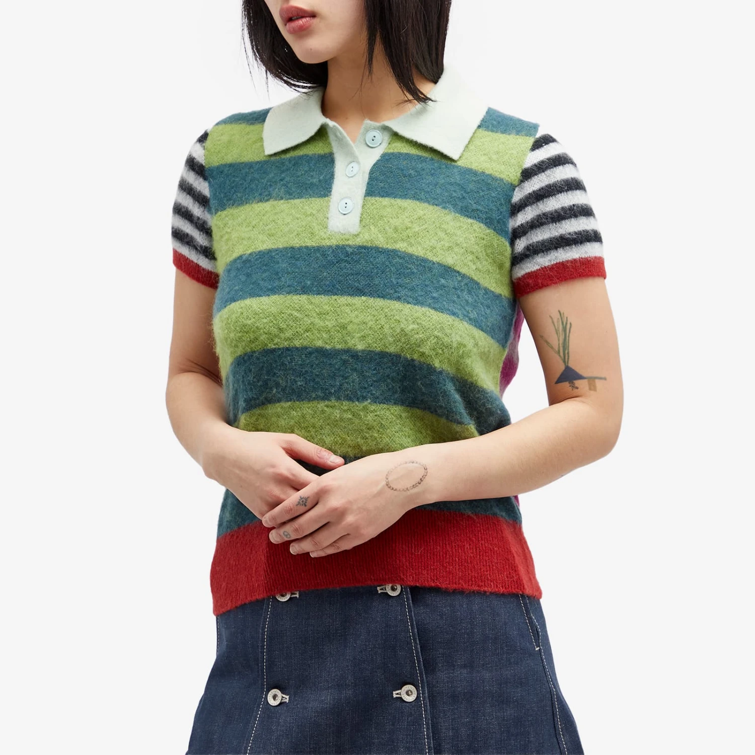 Brain Dead Lulu Polo Top 2 Brain Dead Lulu Polo Top - Image 2