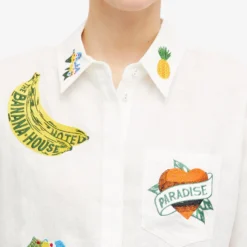 ALÉMAIS Clam Patch Shirt -Deals Snazzy Mode Store 21 02 24 LS 3177T CRM 10 1