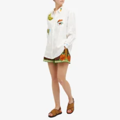 ALÉMAIS Clam Patch Shirt -Deals Snazzy Mode Store 21 02 24 LS 3177T CRM M9 1