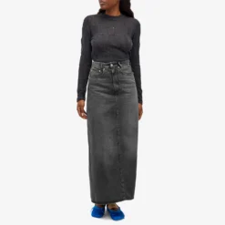 MM6 Maison Margiela Denim Maxi Skirt -Deals Snazzy Mode Store 21 05 2024 AJ S62MI0016 M30009 859 m8 1