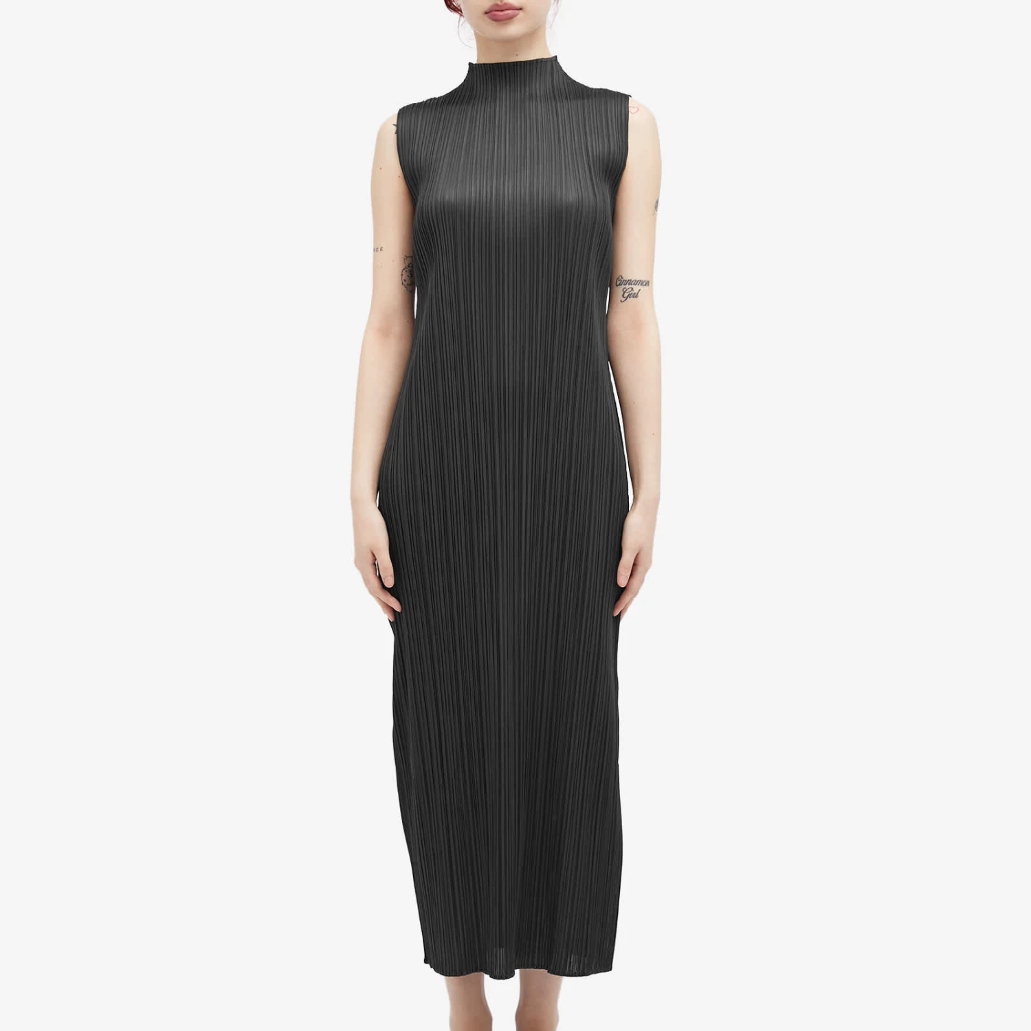 Pleats Please Issey Miyake Pleats Roll Neck Midaxi Dress 2 Pleats Please Issey Miyake Pleats Roll Neck Midaxi Dress - Image 2