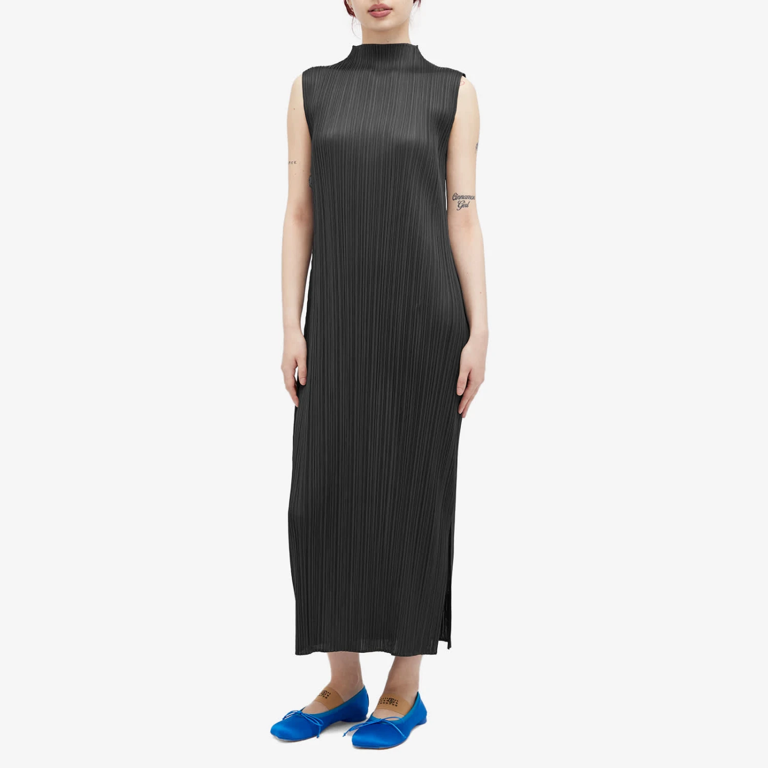 Pleats Please Issey Miyake Pleats Roll Neck Midaxi Dress 4 Pleats Please Issey Miyake Pleats Roll Neck Midaxi Dress - Image 4