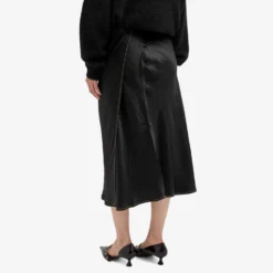 Acne Studios Iala Satin Midi Skirt -Deals Snazzy Mode Store 21 12 23 NS AF0423 900 8 1