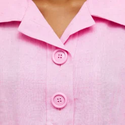 AMI Buttoned Collar Mini Dress -Deals Snazzy Mode Store 21 06 2023 JD FDR005 VI0003 661 9 1