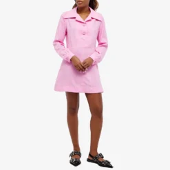 AMI Buttoned Collar Mini Dress -Deals Snazzy Mode Store 21 06 2023 JD FDR005 VI0003 661 m8 1