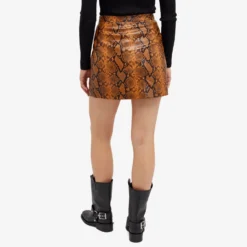 KITRI Collette Snakeskin Vinyl Mini Skirt 7 KITRI Collette Snakeskin Vinyl Mini Skirt -Deals Snazzy Mode Store 22 01 2024 JC 2104802CSV 8 1