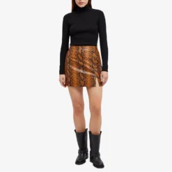 KITRI Collette Snakeskin Vinyl Mini Skirt 8 KITRI Collette Snakeskin Vinyl Mini Skirt -Deals Snazzy Mode Store 22 01 2024 JC 2104802CSV m9 1