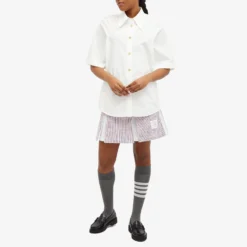 Thom Browne Mini Box RWB Pleat Tweed Skirt -Deals Snazzy Mode Store 22 03 2024 JC FJK117A J0144 960 m9 1