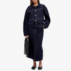 Helmut Lang Denin Midi Skirt -Deals Snazzy Mode Store 23 11 23 NS N06DW301 VJK m8 1