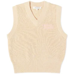 Maison Kitsune Handwriting Crop Vest
