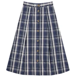 Beams Boy Check Skirt