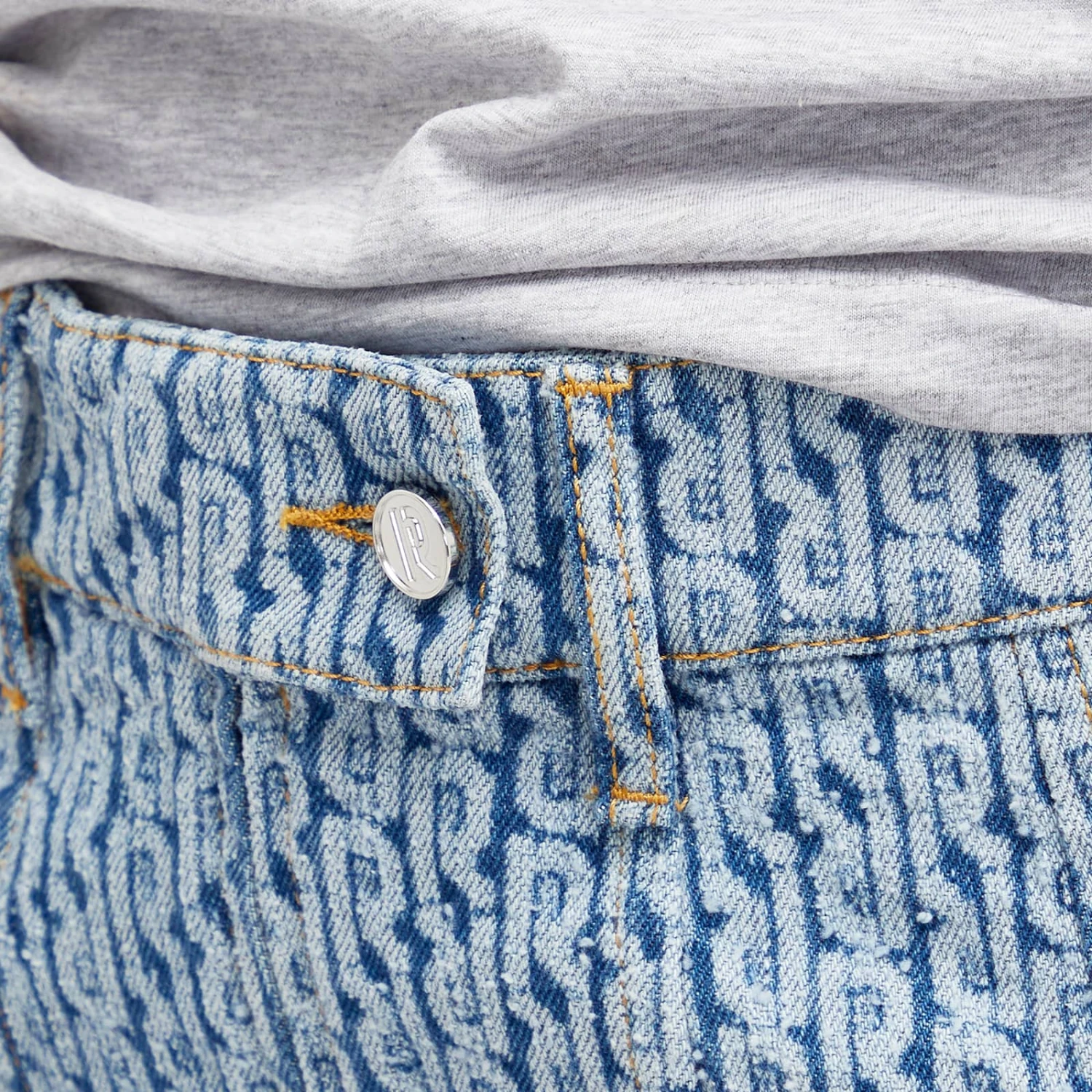 Paco Rabanne Monogram Denim Skirt 5 Paco Rabanne Monogram Denim Skirt - Image 5