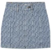 Paco Rabanne Monogram Denim Skirt