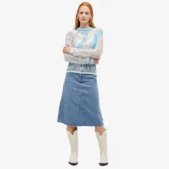 GANNI Denim Midi Skirt -Deals Snazzy Mode Store 25 08 2023 jd j1289 564 m8