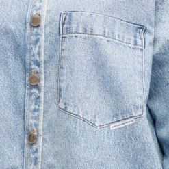 Alexander Wang Printed Denim Button Down Shirt 9 Alexander Wang Printed Denim Button Down Shirt -Deals Snazzy Mode Store 26 01 2024 JA UWC1241675 487A 10 1
