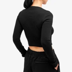 WARDROBE.NYC X Hailey Bieber Long Sleeve T-Shirt -Deals Snazzy Mode Store 26 02 24 ls 26 02 2024 ls w1043r09 blk 7