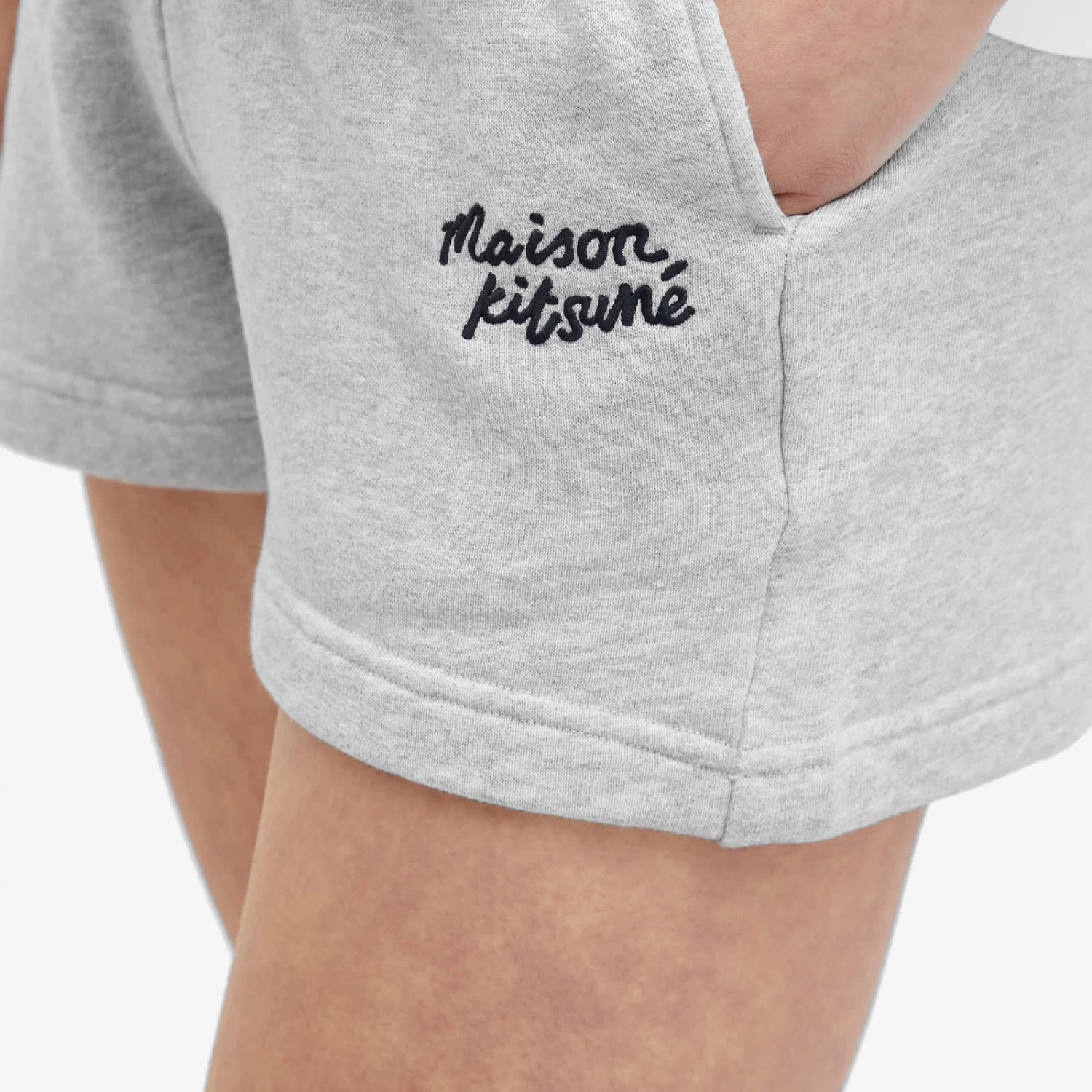 Maison Kitsune Handwriting Logo Regular Jog Shorts 5 Maison Kitsune Handwriting Logo Regular Jog Shorts - Image 5