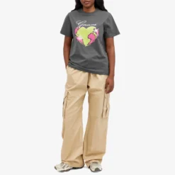 GANNI Heart Relaxed T-Shirt -Deals Snazzy Mode Store 27 12 2023 SI T3770 490 m8 1