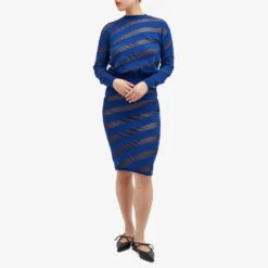 Gimaguas Zebara Skirt -Deals Snazzy Mode Store 28 03 24 NS GMG ZBRA SKRT NVY m9 1