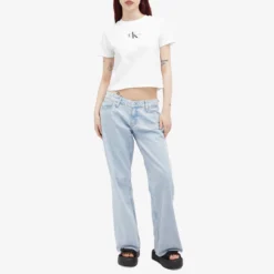 Calvin Klein Monologo Baby T-Shirt -Deals Snazzy Mode Store 28 05 2024 JC J20J223113YAF m8 1