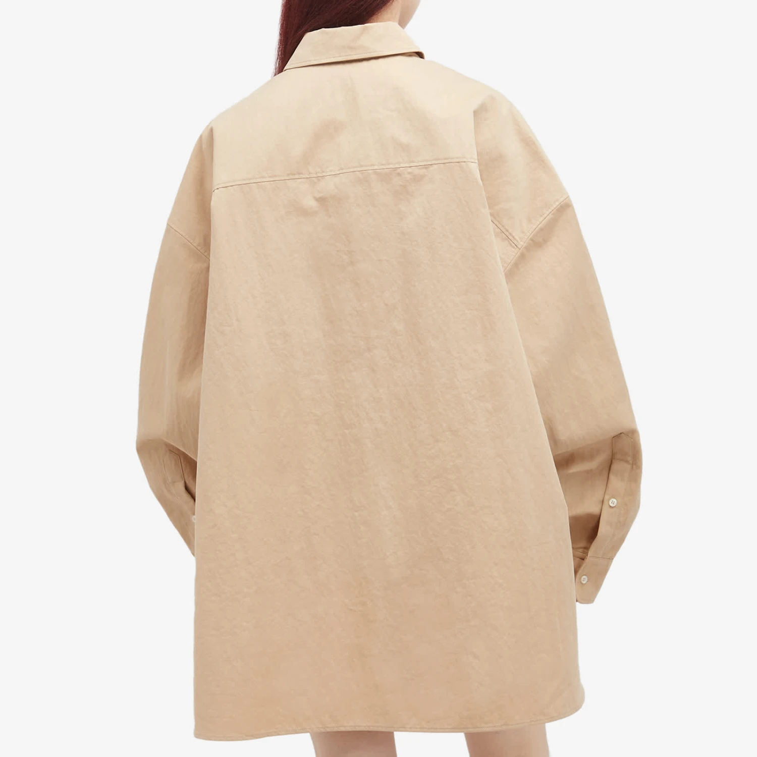 WARDROBE.NYC Drill Shirt Dress Mini 3 WARDROBE.NYC Drill Shirt Dress Mini - Image 3