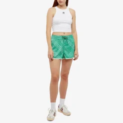 Adidas Adicolor High Waist Monogram Short -Deals Snazzy Mode Store 28 06 2023 AJ IK7888 m8 1