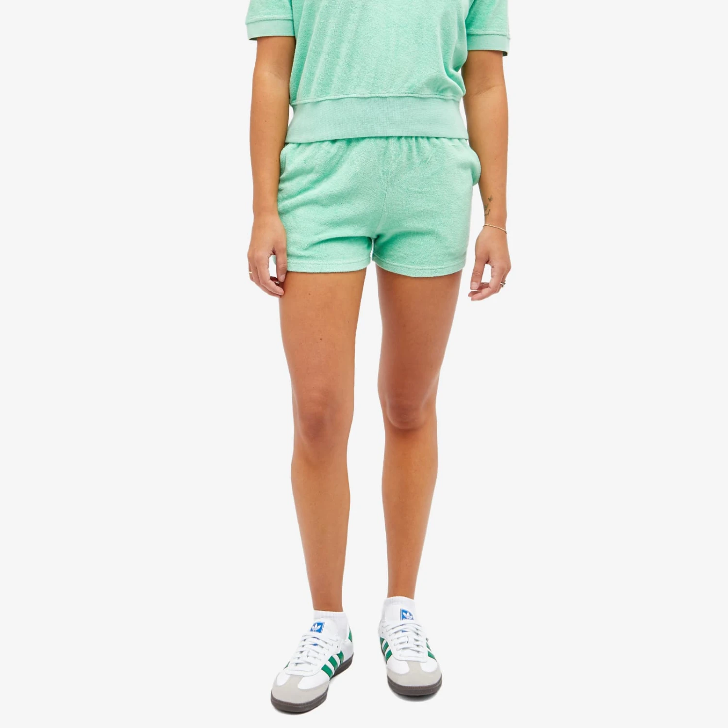 Sporty & Rich SCR Terry Shorts 2 Sporty & Rich SCR Terry Shorts - Image 2