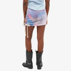 Fiorucci Flower Blur Ruched Mini Skirt -Deals Snazzy Mode Store 29 01 2024 JD W20KFLS1CRD 7 1