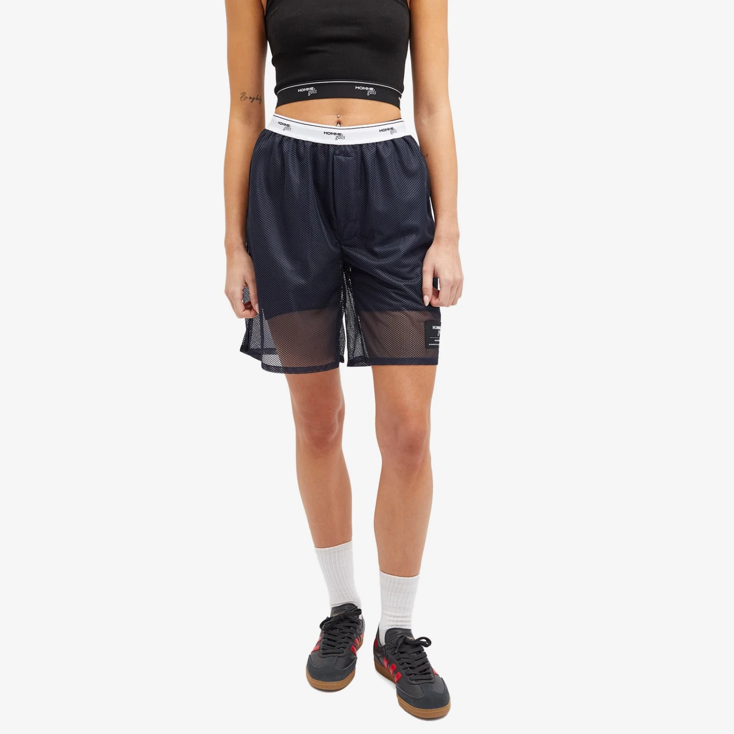 HOMMEGIRLS Basketball Mesh Shorts 2 HOMMEGIRLS Basketball Mesh Shorts - Image 2