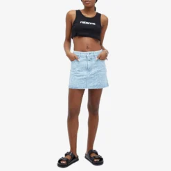 Paco Rabanne Denim Mini Skirt -Deals Snazzy Mode Store 30 04 2024 JC 24ECJU560CO0524 m8 1