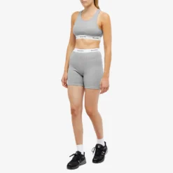 Sporty & Rich Serif Logo Ribbed Cycling Shorts 8 Sporty & Rich Serif Logo Ribbed Cycling Shorts -Deals Snazzy Mode Store 30 06 2023 BLR SH1011HG m8 1