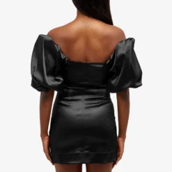 GANNI Double Satin Mini Dress -Deals Snazzy Mode Store 30 10 2023 JD F8456 099 7 1